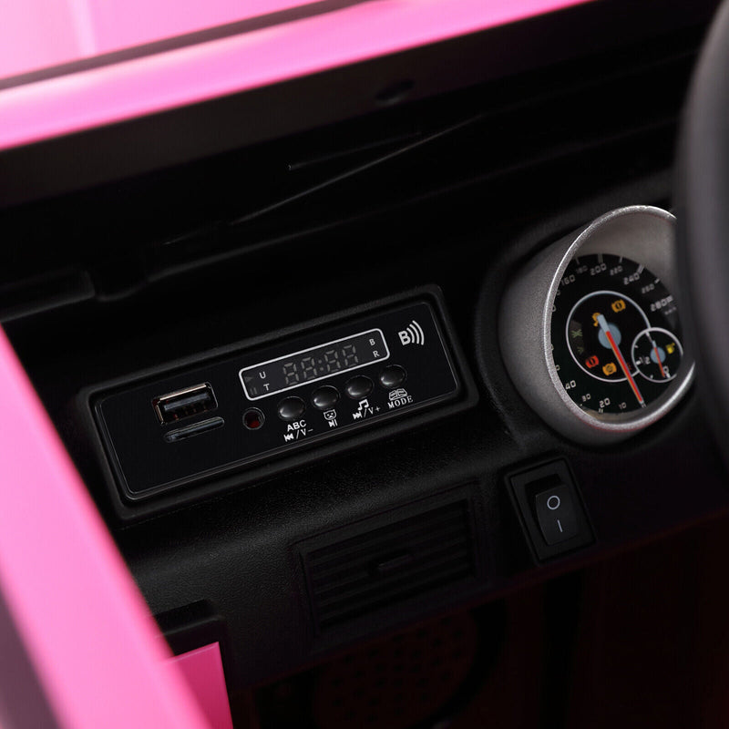 Load image into Gallery viewer, Mercedes-Benz Electric Ride-On Car for Kids with 3 Speeds, LED Lights, and RC Control - Pink
