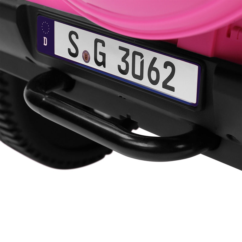 Load image into Gallery viewer, Mercedes-Benz Electric Ride-On Car for Kids with 3 Speeds, LED Lights, and RC Control - Pink
