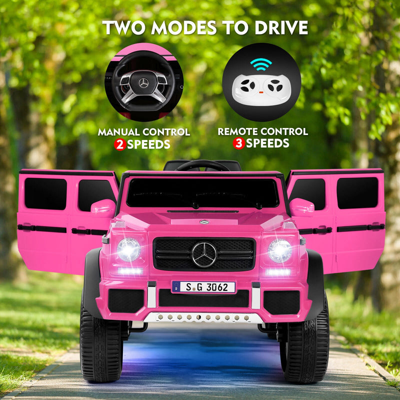 Load image into Gallery viewer, Sparkle and Cruise: 12V Pink Electric Ride-On Truck with Music, LED Lights, and Remote Control for Girls
