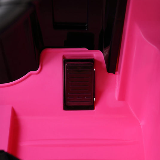 Mercedes-Benz G Wagon 12V Electric Kids Pink Ride On Car with LED Lights, Music, and Remote Control - Pink