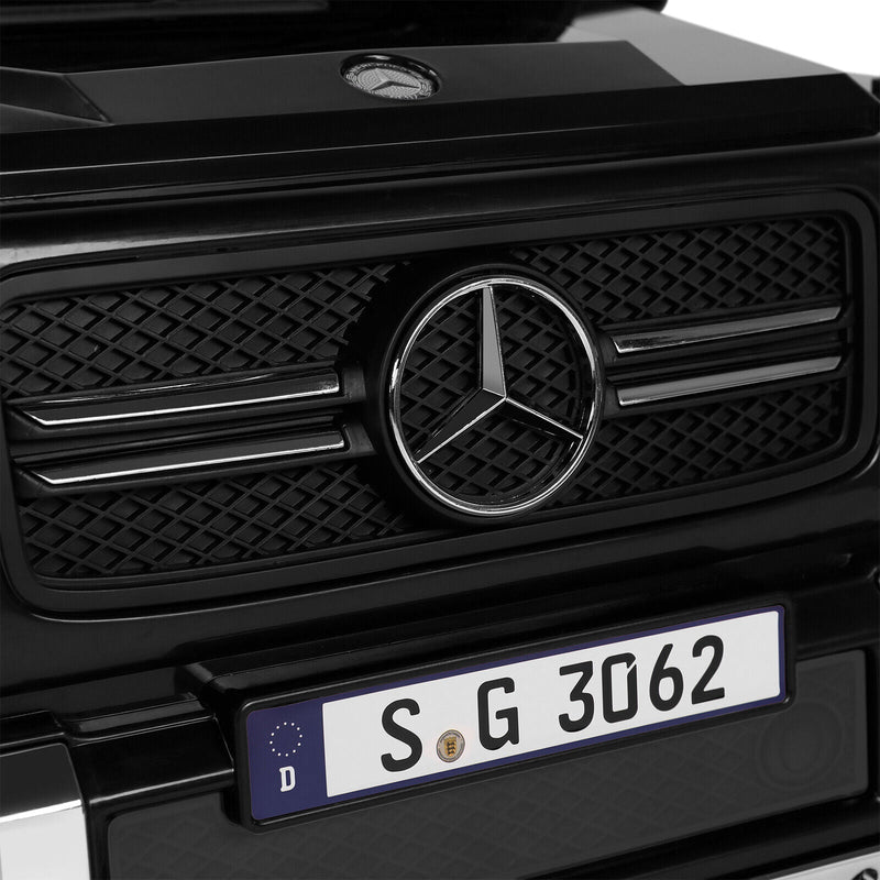 Load image into Gallery viewer, Mercedes-Benz Electric Ride-On Car for Kids with 3 Speeds, LED Lights, and Remote Control - Black
