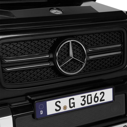 Mercedes-Benz Electric Ride-On Car for Kids with 3 Speeds, LED Lights, and Remote Control - Black
