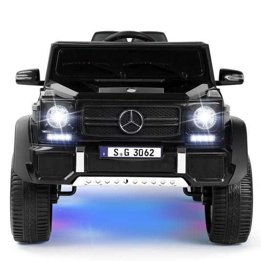 Mercedes-Benz Electric Ride-On Car for Kids with Lights, Music, and Remote Control - 12V