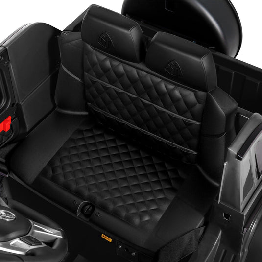 Mercedes-Benz Electric Ride-On Car for Kids with 3 Speeds, LED Lights, and Remote Control - Black