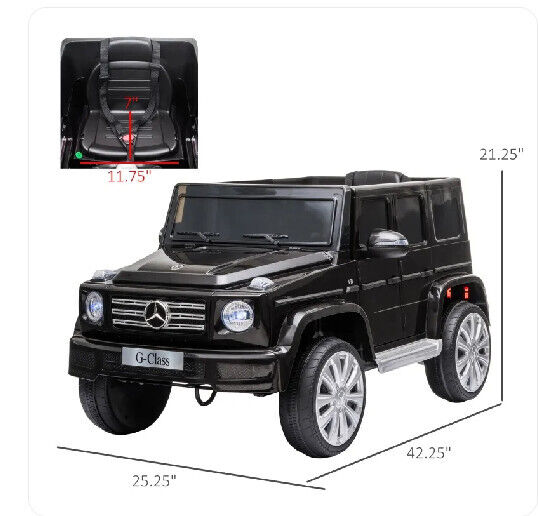 Load image into Gallery viewer, Mercedes Benz G500 12V Battery Kids Ride On Toy with Remote Control, Lights, and Suspension
