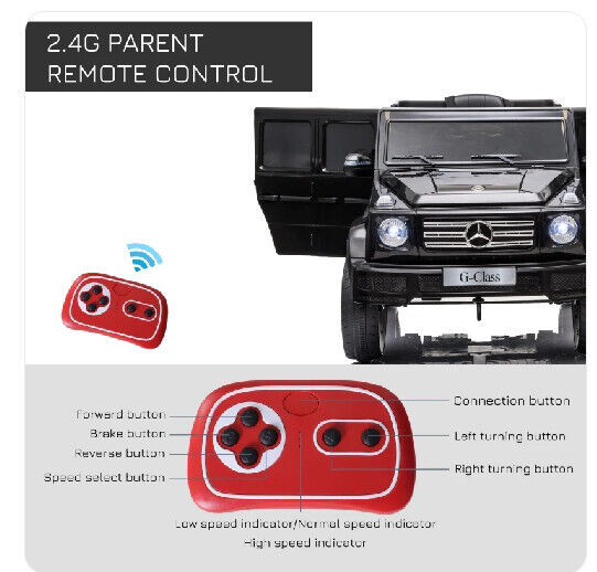 Load image into Gallery viewer, Mercedes Benz G500 12V Battery Kids Ride On Toy with Remote Control, Lights, and Suspension
