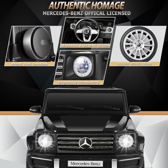Load image into Gallery viewer, Mercedes-Benz G500 12V Electric Ride-On Car for Kids - Officially Licensed Motorized Toy
