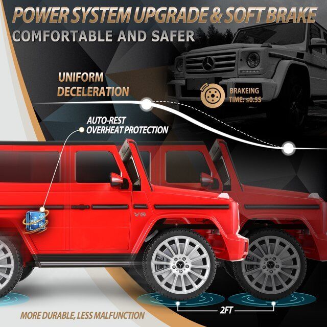 Load image into Gallery viewer, 12V Licensed Mercedes-Benz G500 Electric Ride-On Car for Kids with Remote Control
