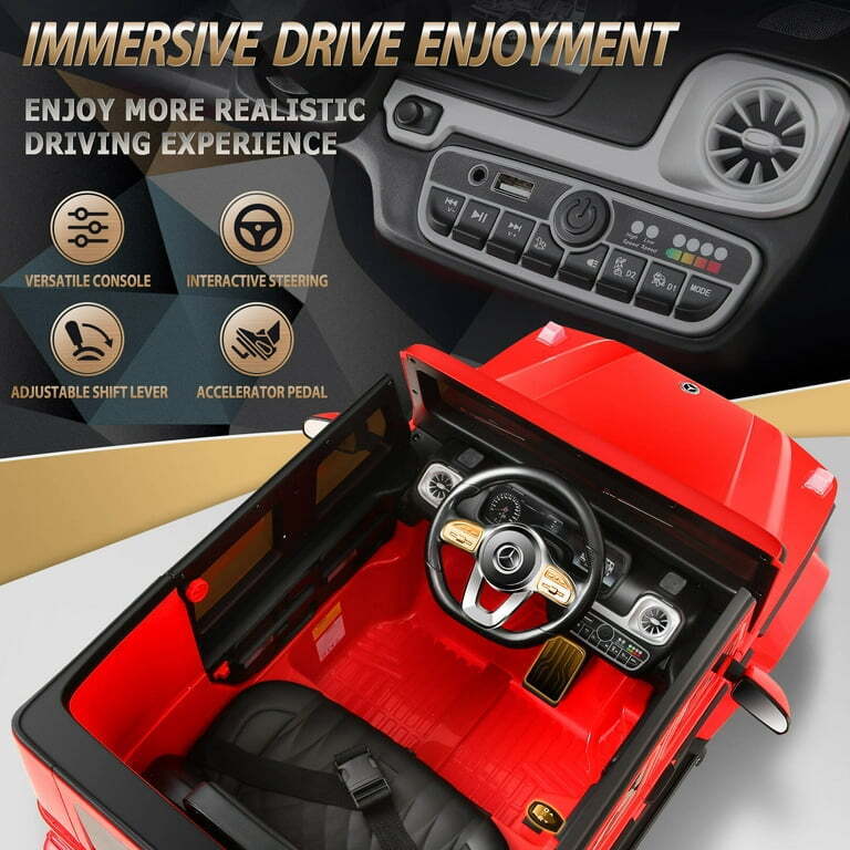 Load image into Gallery viewer, Licensed Mercedes Benz G500 4WD Electric Ride-On Car for Kids with Remote Control and MP3 Player
