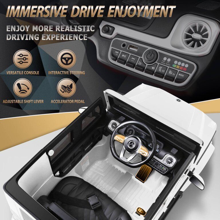 Load image into Gallery viewer, Licensed Mercedes Benz G500 4WD Electric Ride-On Car for Kids with Remote Control and MP3 Player
