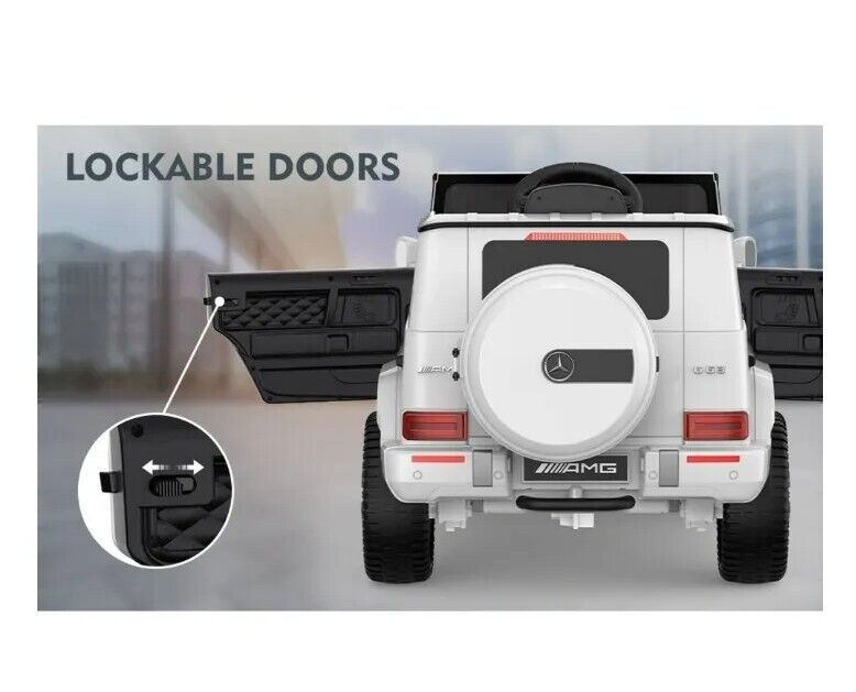 Load image into Gallery viewer, Mercedes-Benz G63 Licensed Ride-On Car with Remote Control and LED Headlights - 12V Power for Endless Fun!
