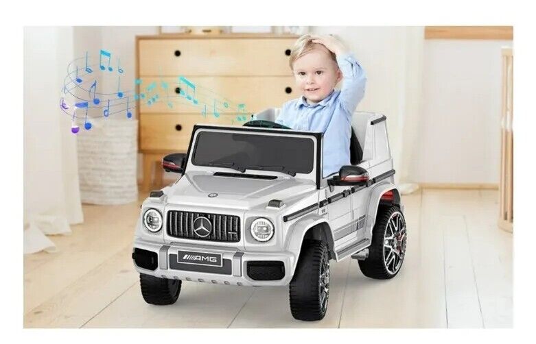 Load image into Gallery viewer, Mercedes-Benz G63 Licensed Ride-On Car with Remote Control and LED Headlights - 12V Power for Endless Fun!
