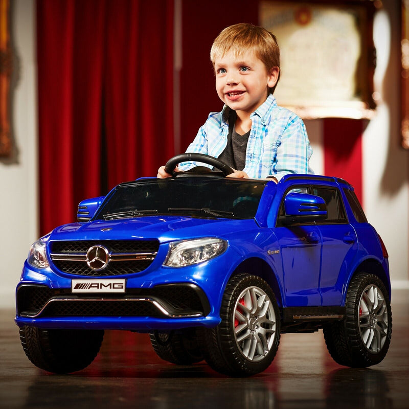 Load image into Gallery viewer, Mercedes-Benz GLE63s Kids Ride On Car 6V in Blue - Premium Toy Vehicle for Young Drivers
