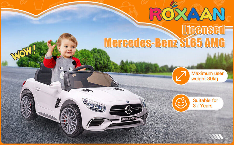 Load image into Gallery viewer, Mercedes-Benz Licensed 12V Electric Kids Ride-On Car with Battery Power
