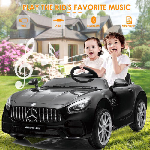 Mercedes-Benz Licensed 12V Electric Ride-On Car for Kids with Parental Remote and MP3 Compatibility