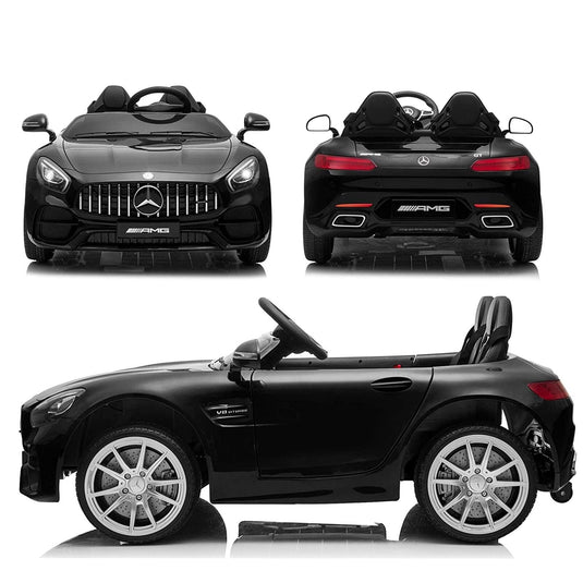 Mercedes Benz Licensed 12V Electric Ride-On Car for Kids with Remote Control - Seats 2