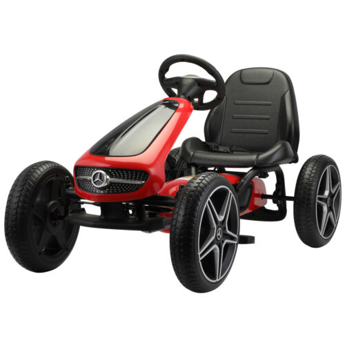 Load image into Gallery viewer, Mercedes Benz Licensed Electric Go Kart for Kids with Horn and Music
