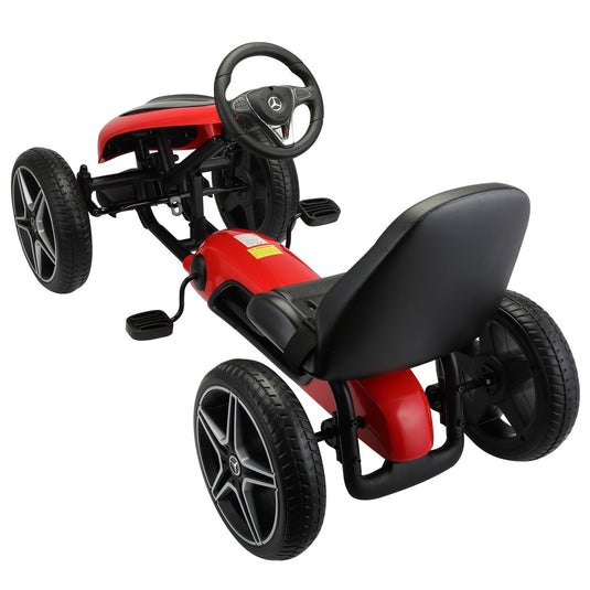 Mercedes Benz Licensed Electric Go Kart for Kids with Horn and Music