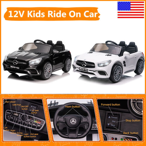Load image into Gallery viewer, Mercedes-Benz Licensed Electric Ride-On Car for Kids - 12V Battery Powered
