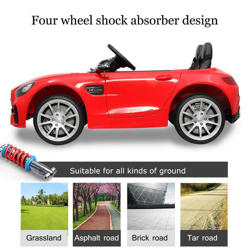 Load image into Gallery viewer, Mercedes Benz Licensed Electric Ride-On Car for Kids - Red
