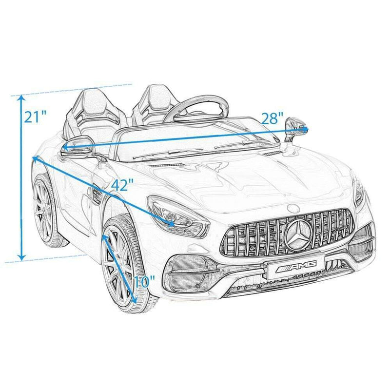 Load image into Gallery viewer, Mercedes Benz Licensed Electric Ride-On Car for Kids - Red
