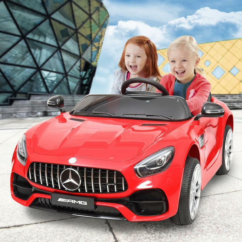 Load image into Gallery viewer, Mercedes Benz Licensed Electric Ride-On Car for Kids - Red
