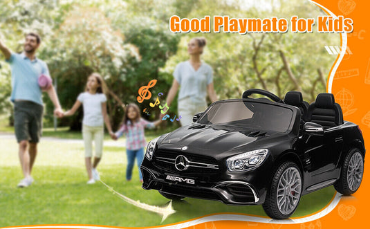 Licensed Mercedes-Benz Electric Ride-On Car for Kids with LED Lights, Music, and Remote Control