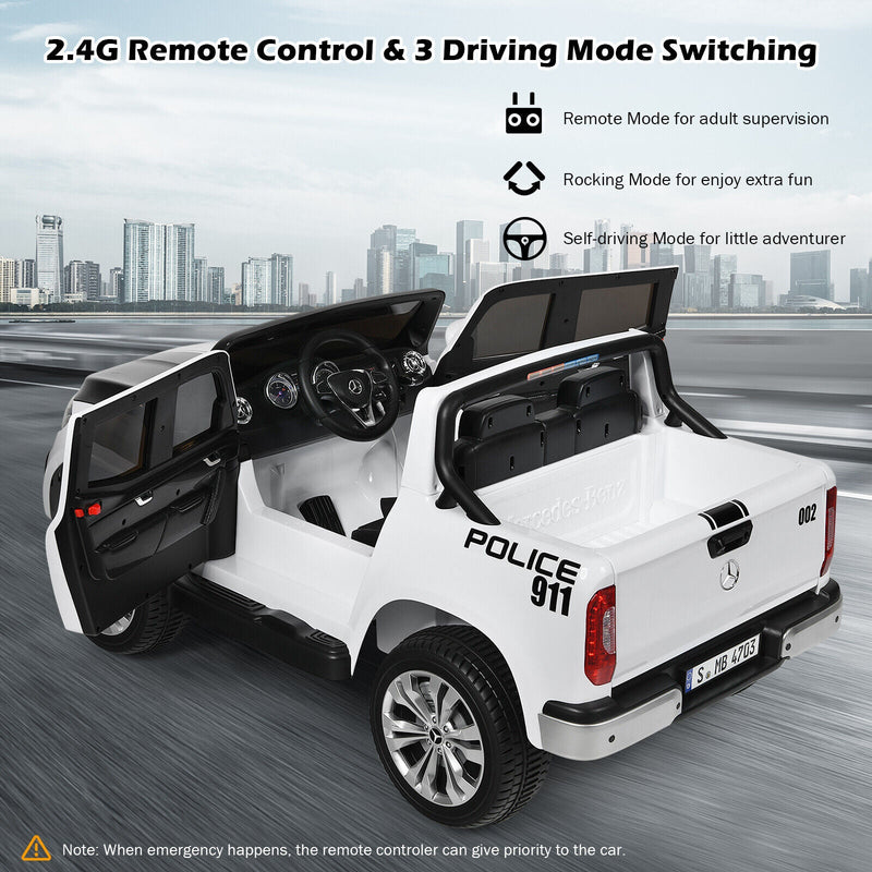 Load image into Gallery viewer, Mercedes Benz Licensed X Class RC 2-Seater 12V Kids Ride On Car with Trunk
