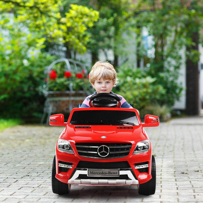 Load image into Gallery viewer, Mercedes Benz ML350 Licensed Electric Ride On Car for Kids with MP3 and Remote Control - Red
