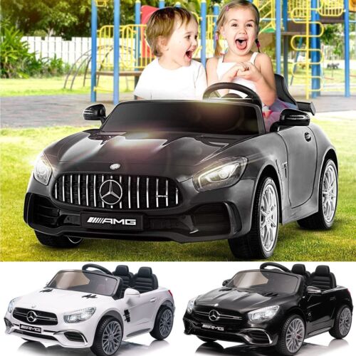 Mercedes-Benz SL65 AMG Electric Ride-On Car for Kids with RC, MP3, and LED Lights