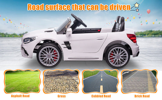 12V Electric Kids Ride On Car Mercedes Benz AMG SL65 with Remote Control and LED Lights