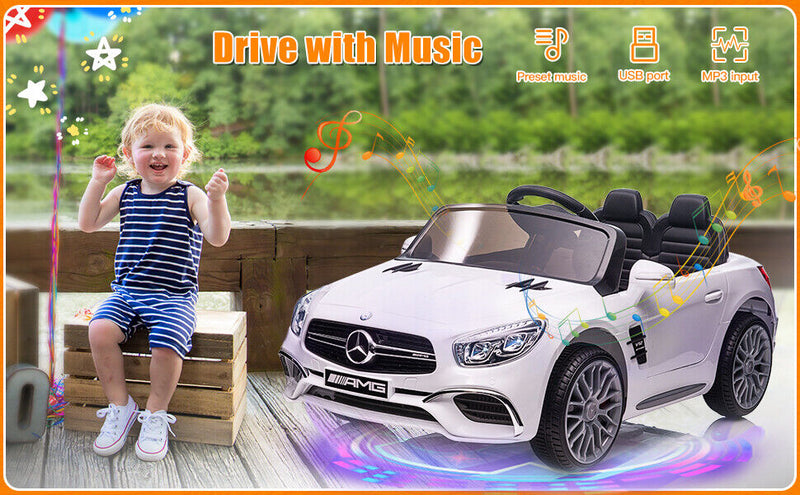 Load image into Gallery viewer, 12V Electric Kids Ride On Car Mercedes Benz AMG SL65 with Remote Control and LED Lights
