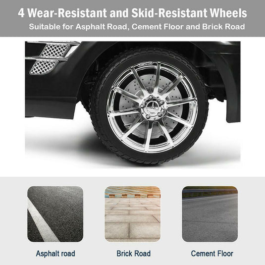 Mercedes Benz SLS Kids Ride On Car with 2.4G Remote Control in Black