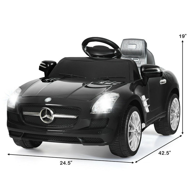 Load image into Gallery viewer, Mercedes Benz SLS Kids Ride on Car with MP3 Player - Black
