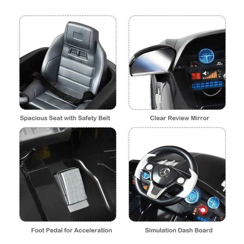 Load image into Gallery viewer, Mercedes Benz SLS Kids Ride on Car with MP3 Player - Black
