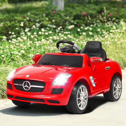 MERCEDES BENZ SLS Kids Ride On Car with Remote Control, MP3 Player, and Electric Motor - Perfect Christmas Gift for Children