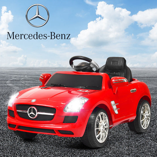 MERCEDES BENZ SLS Kids Ride On Car with Remote Control, MP3 Player, and Electric Motor - Perfect Christmas Gift for Children