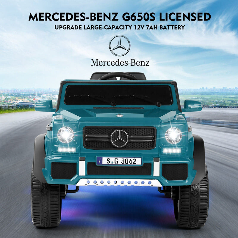 Load image into Gallery viewer, Mercedes-Benz Toy Truck Ride-On Car for Kids with LED Lights, Music, and Remote Control - 12V Blue Battery Powered
