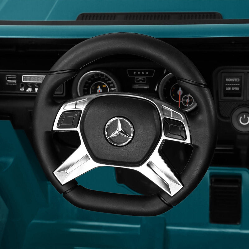 Load image into Gallery viewer, Mercedes-Benz Toy Truck Ride-On Car for Kids with LED Lights, Music, and Remote Control - 12V Blue Battery Powered
