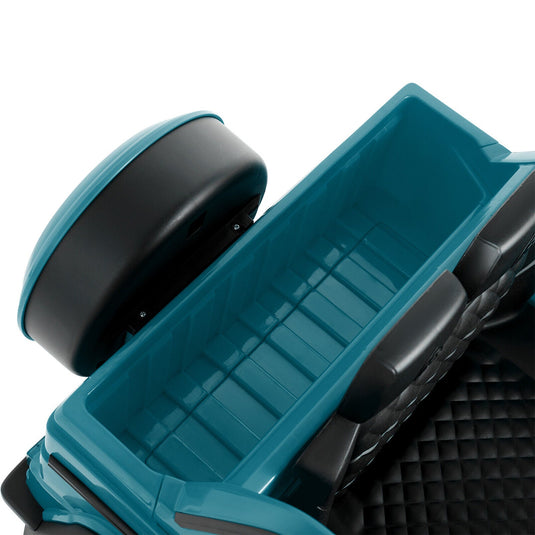 Mercedes-Benz Toy Truck Ride-On Car for Kids with LED Lights, Music, and Remote Control - 12V Blue Battery Powered