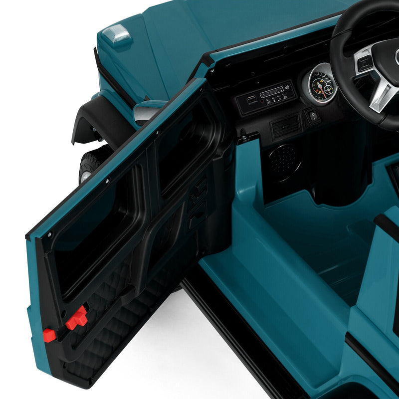 Load image into Gallery viewer, Mercedes-Benz Toy Truck Ride-On Car for Kids with LED Lights, Music, and Remote Control - 12V Blue Battery Powered
