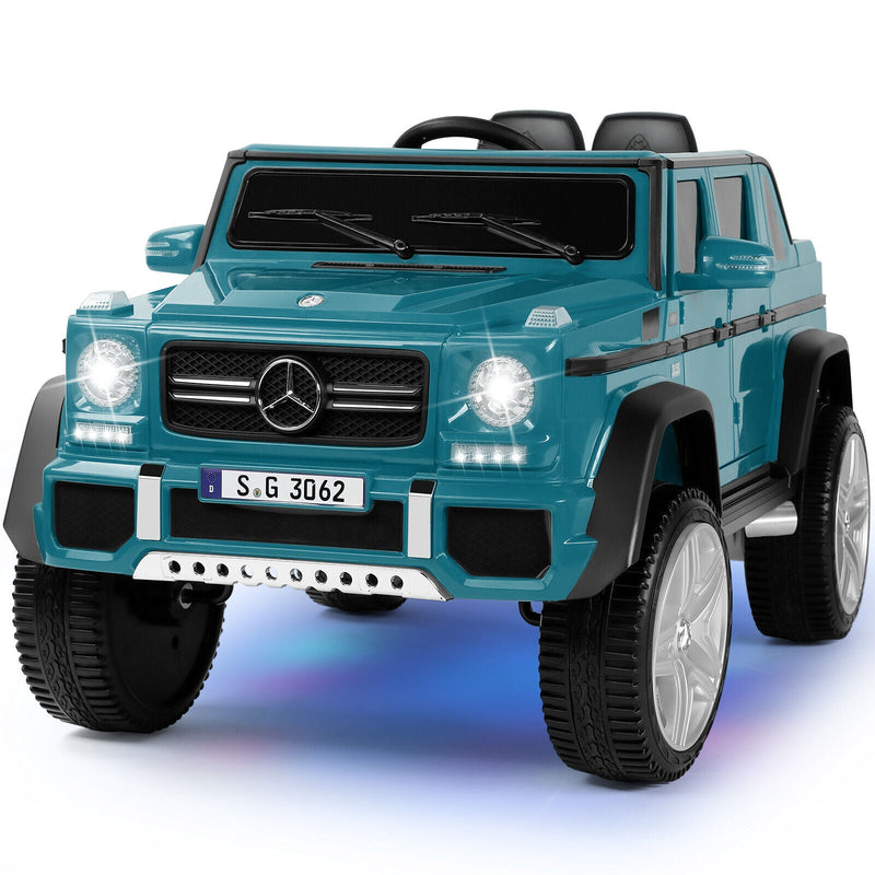 Load image into Gallery viewer, Mercedes-Benz Toy Truck Ride-On Car for Kids with LED Lights, Music, and Remote Control - 12V Blue Battery Powered
