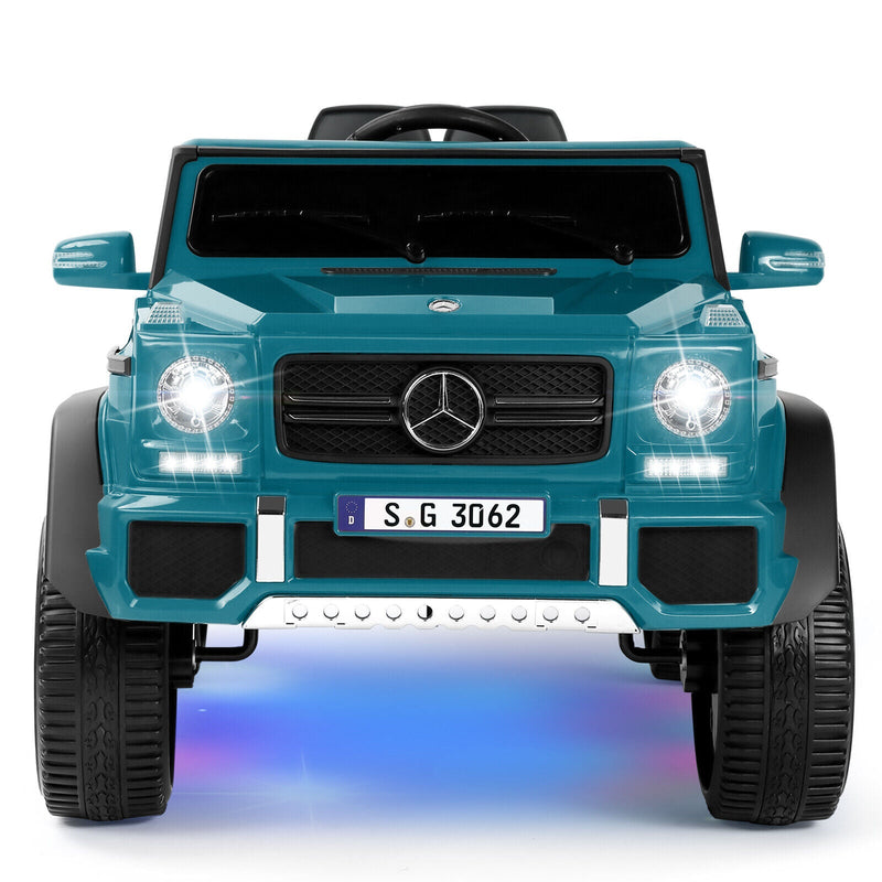 Load image into Gallery viewer, Mercedes-Benz Toy Truck Ride-On Car for Kids with LED Lights, Music, and Remote Control - 12V Blue Battery Powered
