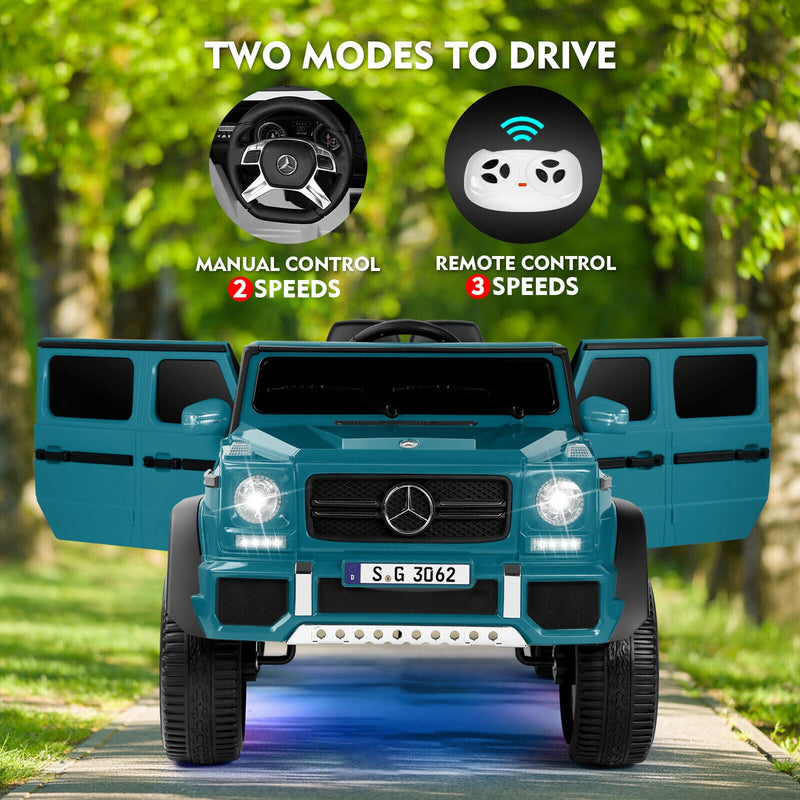 Load image into Gallery viewer, 12V Electric Mercedes-Benz Kids Ride On Car with Remote Control, Lights, and Music
