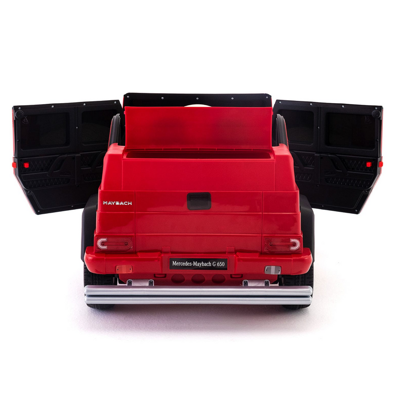 Load image into Gallery viewer, Mercedes G Wagon Ride On Car with Music, Rubber Wheels, LED Lights, and Remote Control
