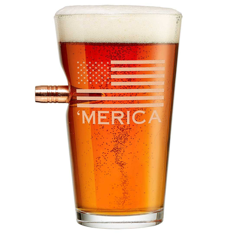Load image into Gallery viewer, &#39;Merica Pint Glass - 16oz
