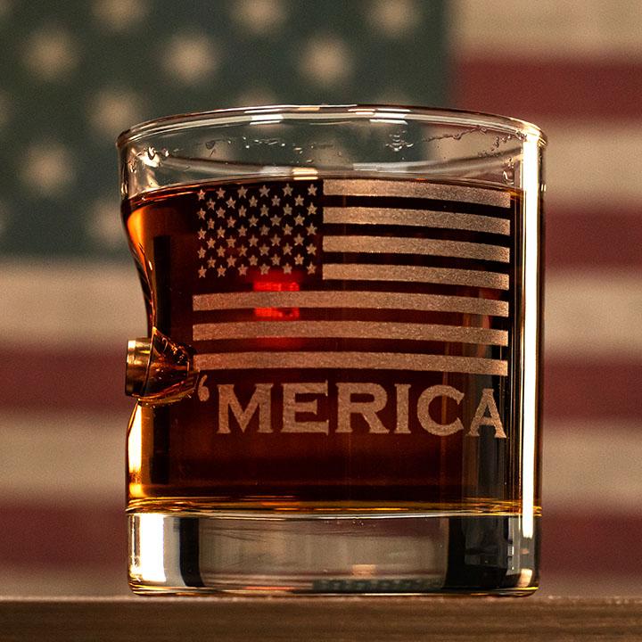 Load image into Gallery viewer, &#39;Merica Rocks Glass - 11oz
