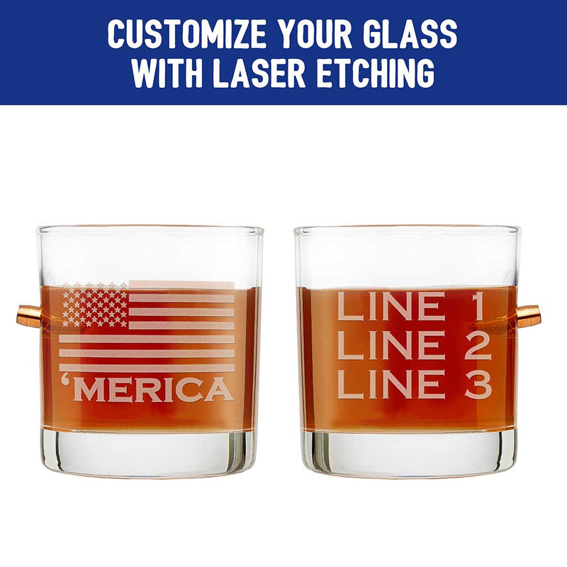 Load image into Gallery viewer, &#39;Merica Rocks Glass - 11oz
