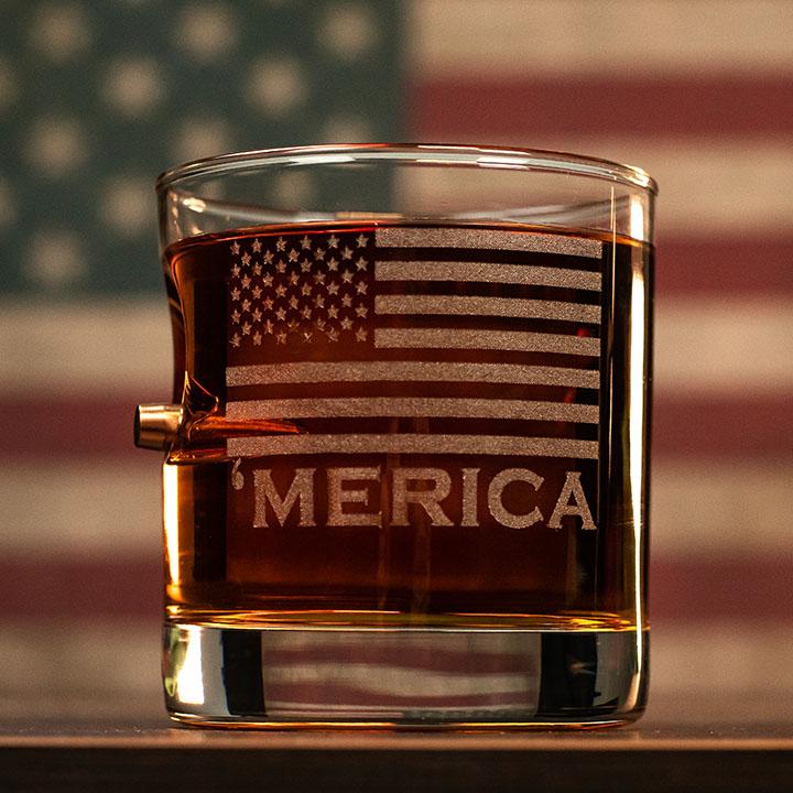 Load image into Gallery viewer, &#39;Merica Rocks Glass - 11oz
