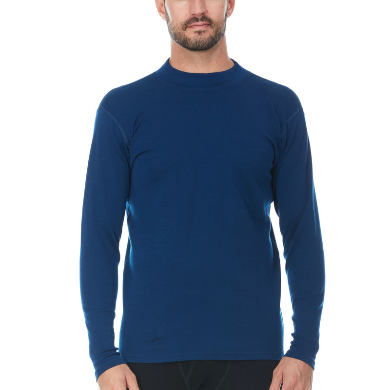 Load image into Gallery viewer, Midweight Wool Mock Neck - 100% Merino Wool
